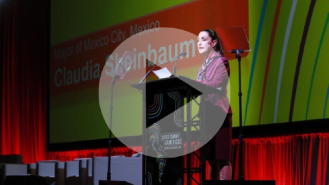 Primera intervención en la Cumbre de Ciudades de las Américas 2023, en Denver, Colorado.